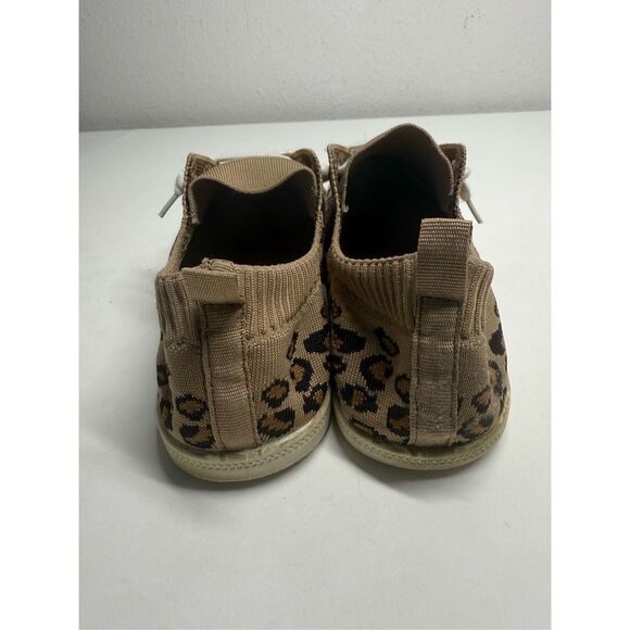 Torrid Stretch Knit Ruched Sneaker (WW) Size 10 Lace up Leopard Print - Picture 5 of 14